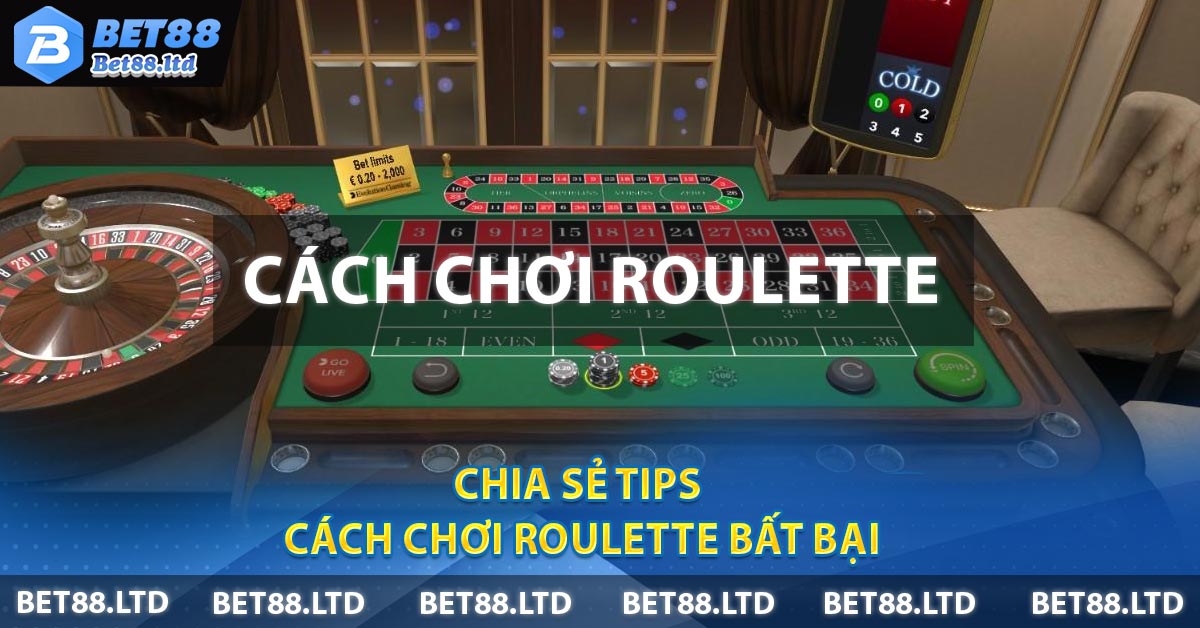 Chia sẻ tips Cách chơi Roulette bất bại