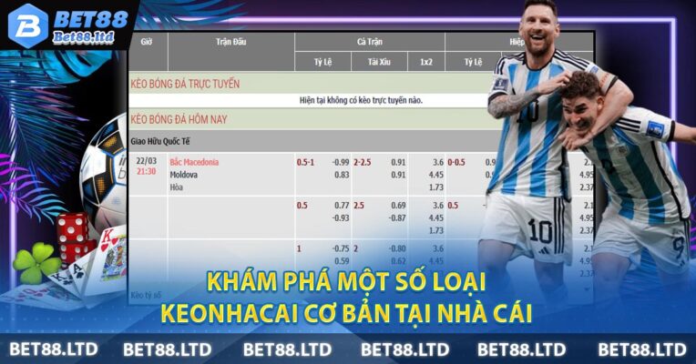 Khám phá một số loại Keonhacai cơ bản tại nhà cái